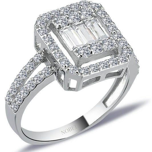 1,01 Karat Baget Pırlanta Yüzük