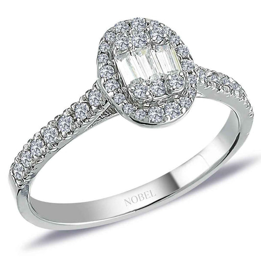 0,39 Karat Baget Pırlanta Yüzük