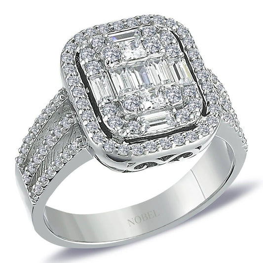 1,07 Karat Baget Pırlanta Yüzük