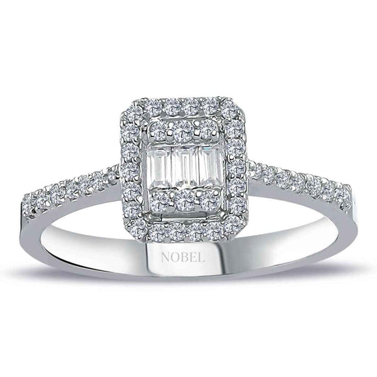 0,31 Karat Baget Pırlanta Yüzük