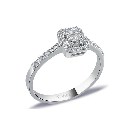 0,25 Karat Baget Pırlanta Yüzük