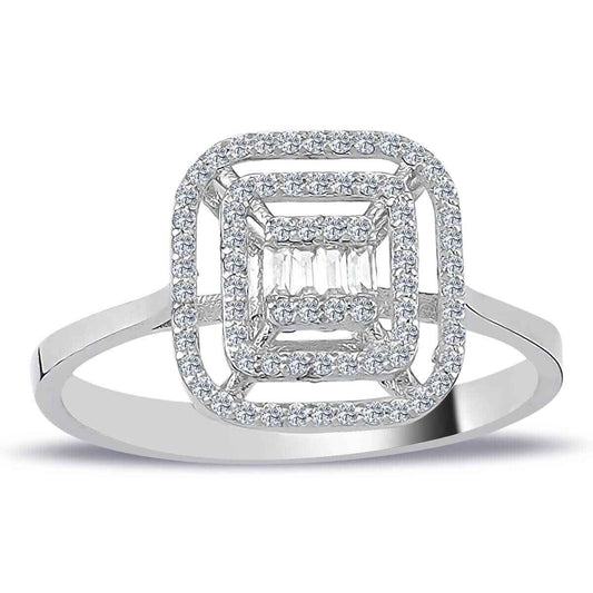 0,23 Karat Baget Pırlanta Yüzük