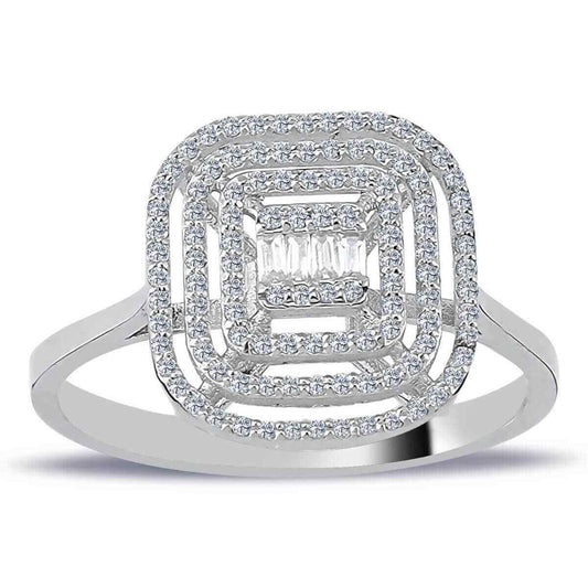 0,32 Karat Baget Pırlanta Yüzük