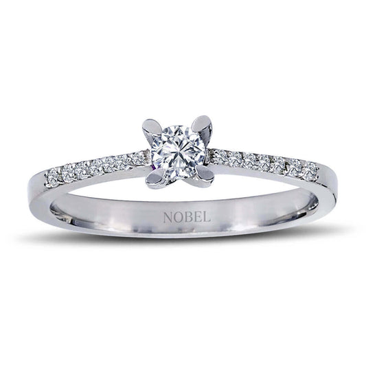 Toplam 0,27 Karat Pırlanta Tektaş Yüzük