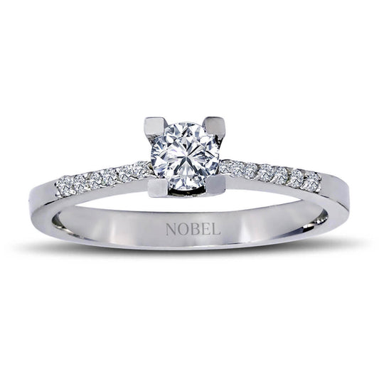 Toplam 0,34 Karat Pırlanta Tektaş Yüzük