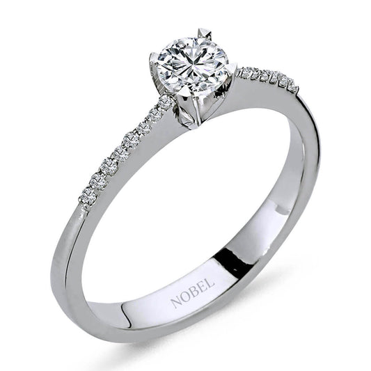 Toplam 0,35 Karat Pırlanta Tektaş Yüzük