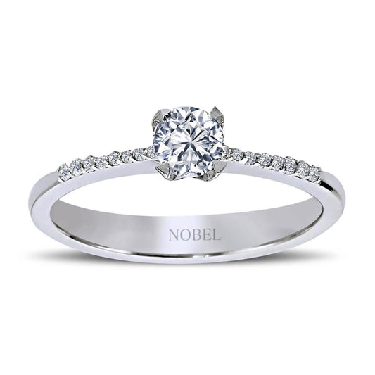 Toplam 0,35 Karat Pırlanta Tektaş Yüzük