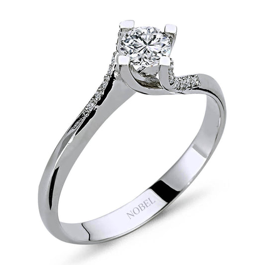 Toplam 0,35 Karat Pırlanta Tektaş Yüzük