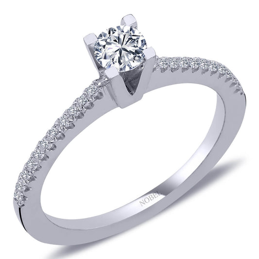 Toplam 0,40 Karat Pırlanta Tektaş Yüzük