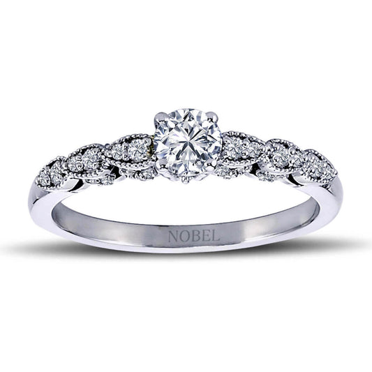 Toplam 0,42 Karat Pırlanta Tektaş Yüzük