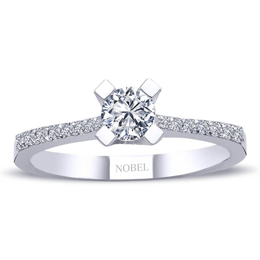 Toplam 0,44 Karat Pırlanta Tektaş Yüzük