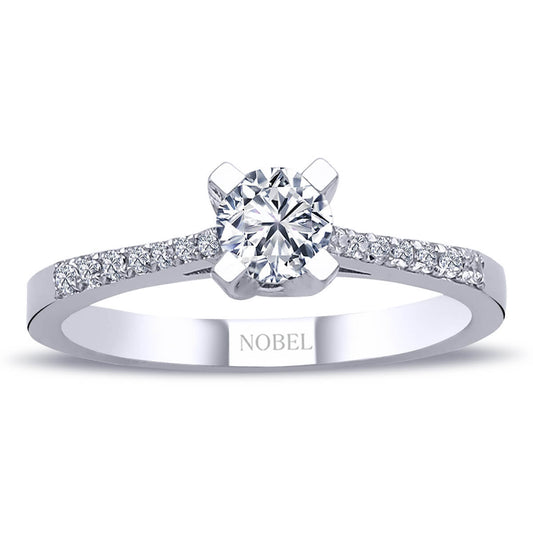 Toplam 0,49 Karat Pırlanta Tektaş Yüzük