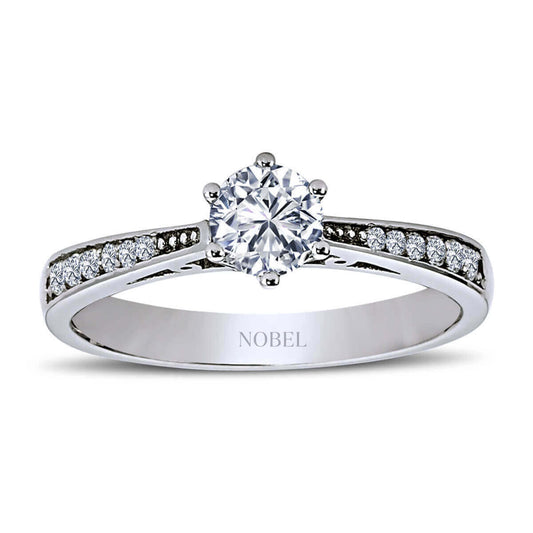 Toplam 0,50 Karat Pırlanta Tektaş Yüzük