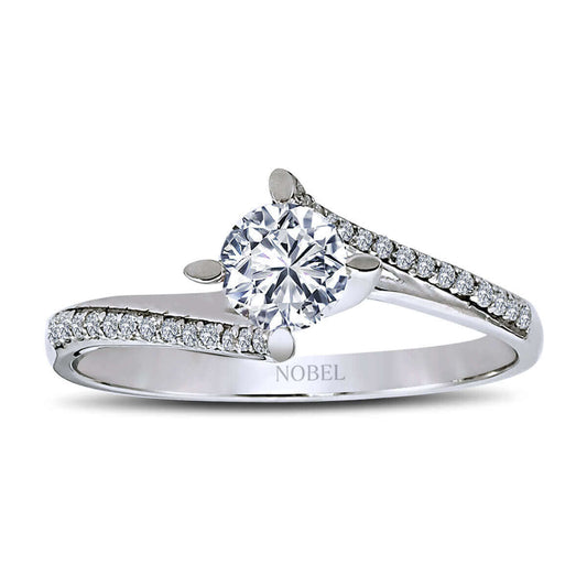 Toplam 0,55 Karat Pırlanta Tektaş Yüzük