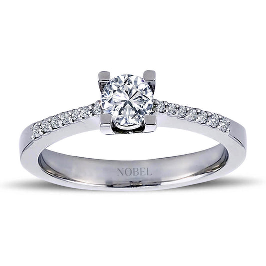 Toplam 0,55 Karat Pırlanta Tektaş Yüzük