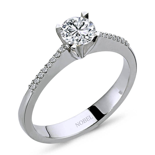 Toplam 0,55 Karat Pırlanta Tektaş Yüzük