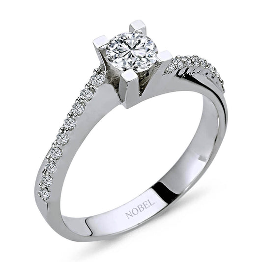 Toplam 0,55 Karat Pırlanta Tektaş Yüzük