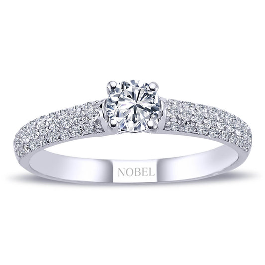 Toplam 0,55 Karat Pırlanta Tektaş Yüzük