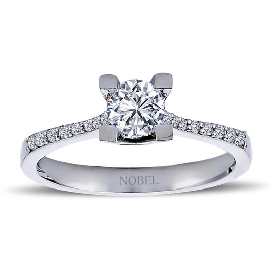 Toplam 0,65 Karat Pırlanta Tektaş Yüzük