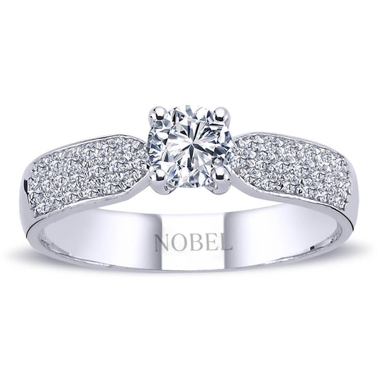 Toplam 0,65 Karat Pırlanta Tektaş Yüzük